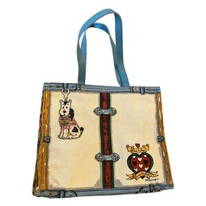 Brighton Tote Bag Canvas Hearts & Dogs In Love we Trust 2019